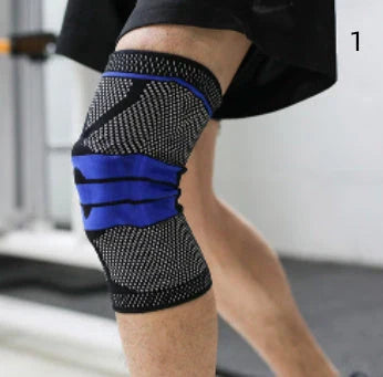 Premium knee brace sleeve made with breathable nylon fabric for sports, running, and fitness activities