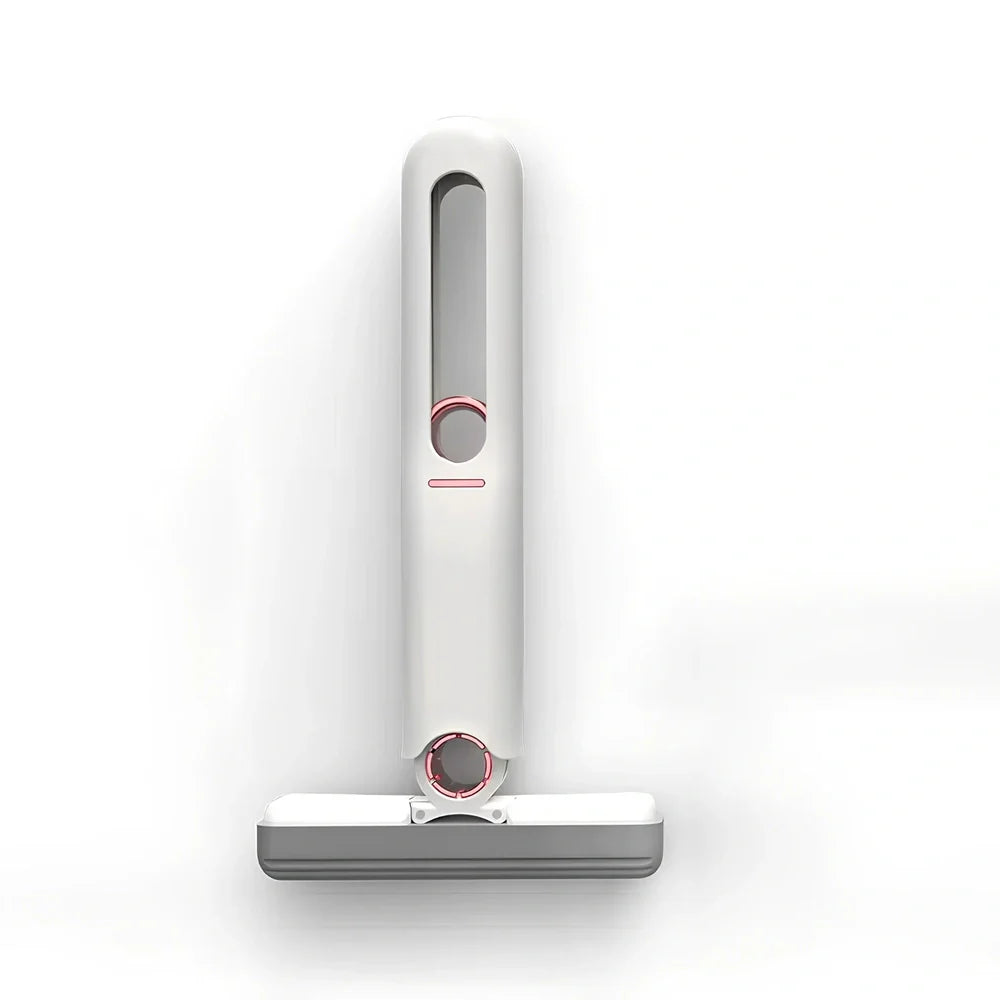 CN mini portable mop extended to 29.5cm with hand-free squeeze mechanism and hanging storage