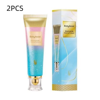 100g nicotinamide whitening toothpaste tube for adult oral care with cleaning and brightening functions