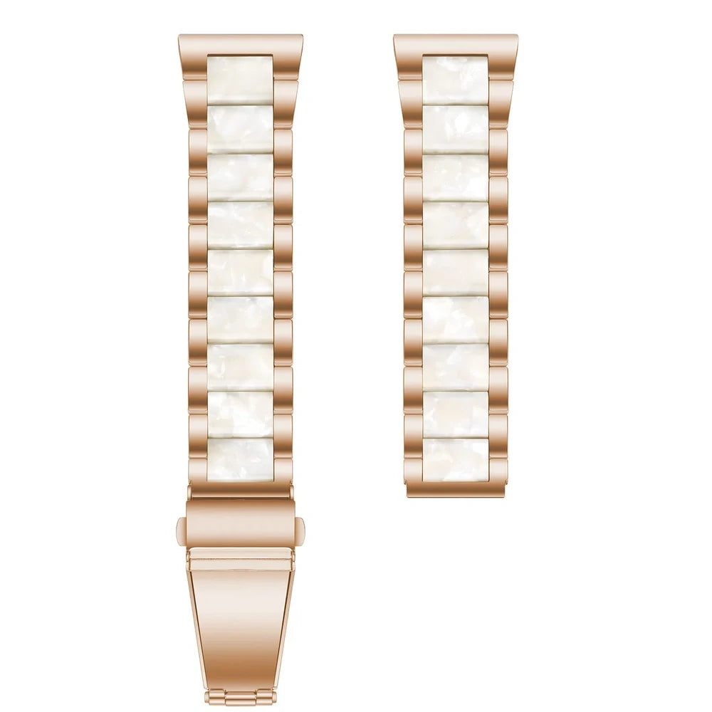 Fashion Personality resin watch strap in multiple colours showing 18cm length and connection points for Apple Watch and universal 22mm watches