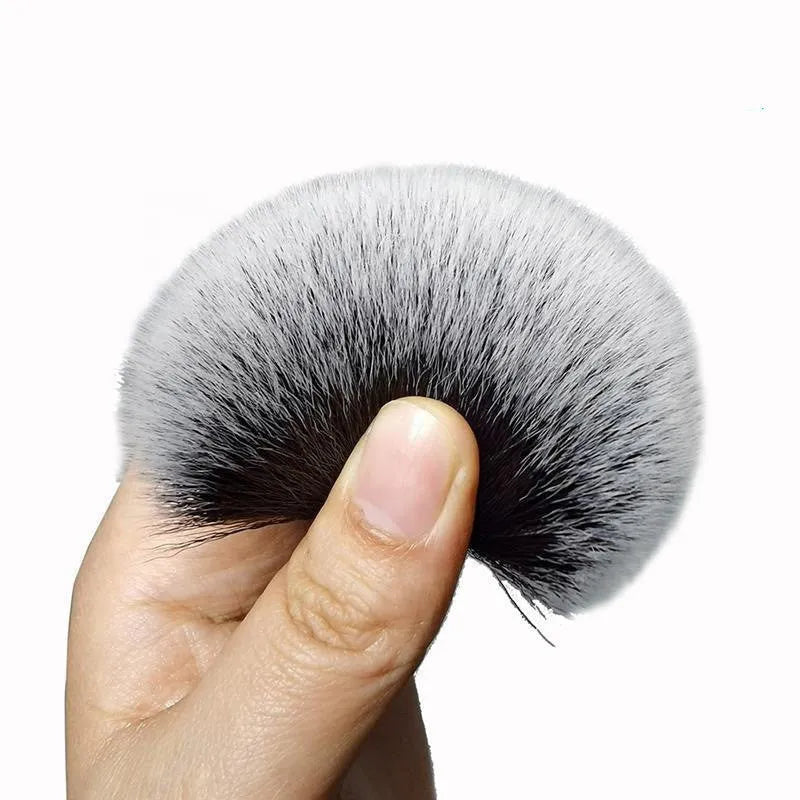 Black car detailing brush with soft pig hair bristles and PP plastic handle in 24cm and 16cm sizes.