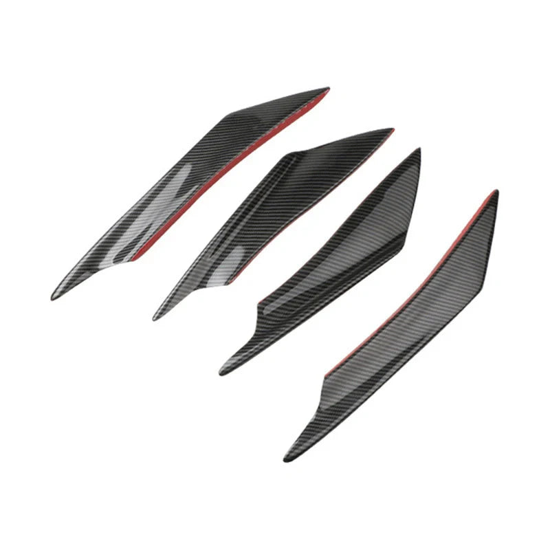 Premium carbon fiber automotive bumper guard with sleek design for enhanced style and protection