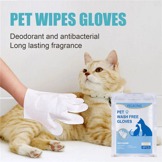 Disposable aluminum foil pet gloves for easy and hygienic pet care