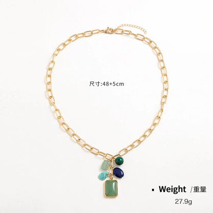 Stylish pendant necklace with geometric design and irregular elements, perfect accessory for fashion-forward women