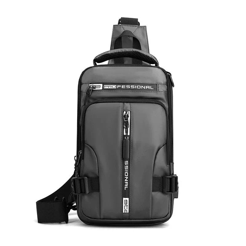 Versatile Crossbody Bag for Men with Multifunctional Design, Nylon Construction, and Dedicated Interior Pockets