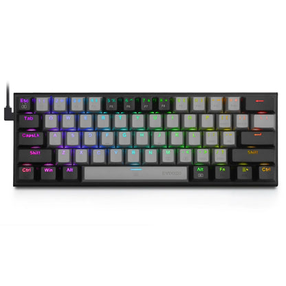 Aluminium alloy mechanical keyboard key caps in black, grey, and green colour scheme