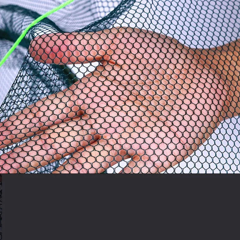 Green folding mouth net moving fishing gear for prawn catching