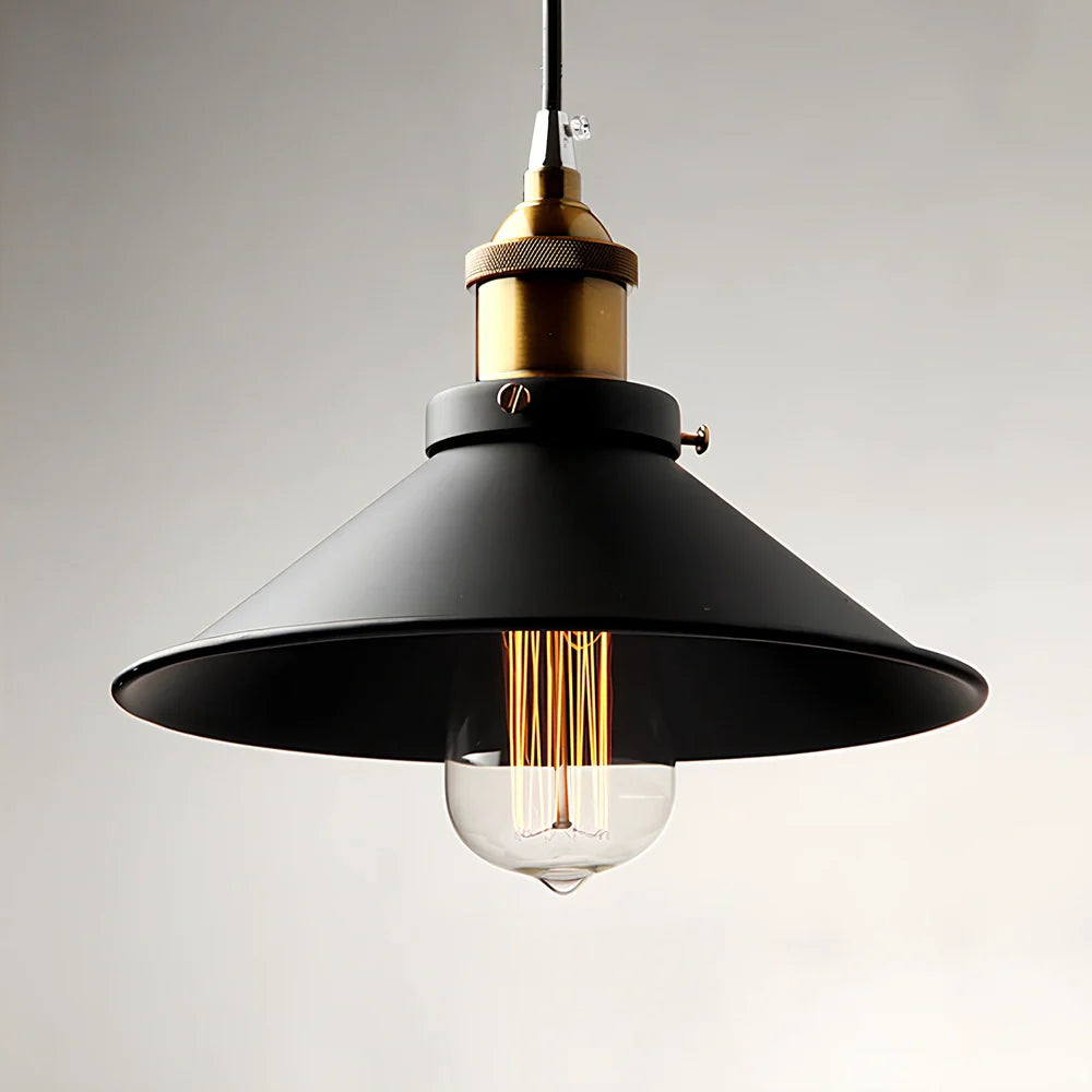 Vintage black iron chandelier with 26cm diameter and 220mm dimensions for dining room lighting