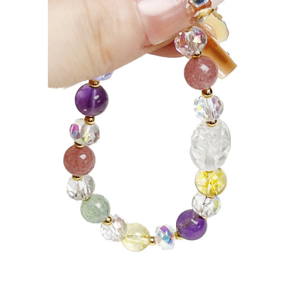 Phoenix Nine Tail Fox crystal bracelet with adjustable closure in various colour options