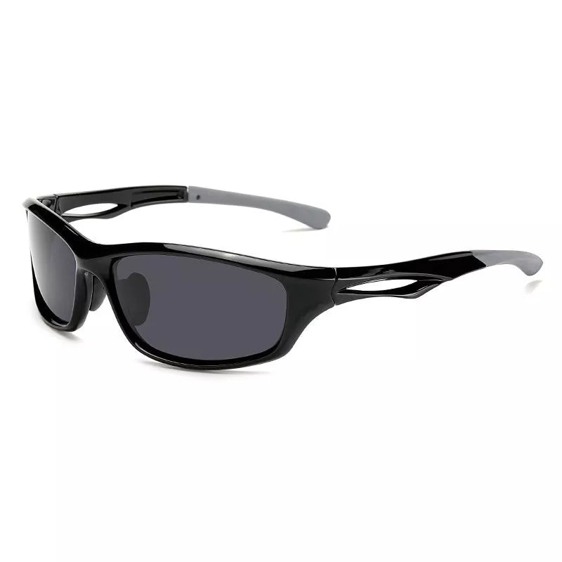 Men's colorful sports sunglasses with PC lenses for UV protection and durable frame