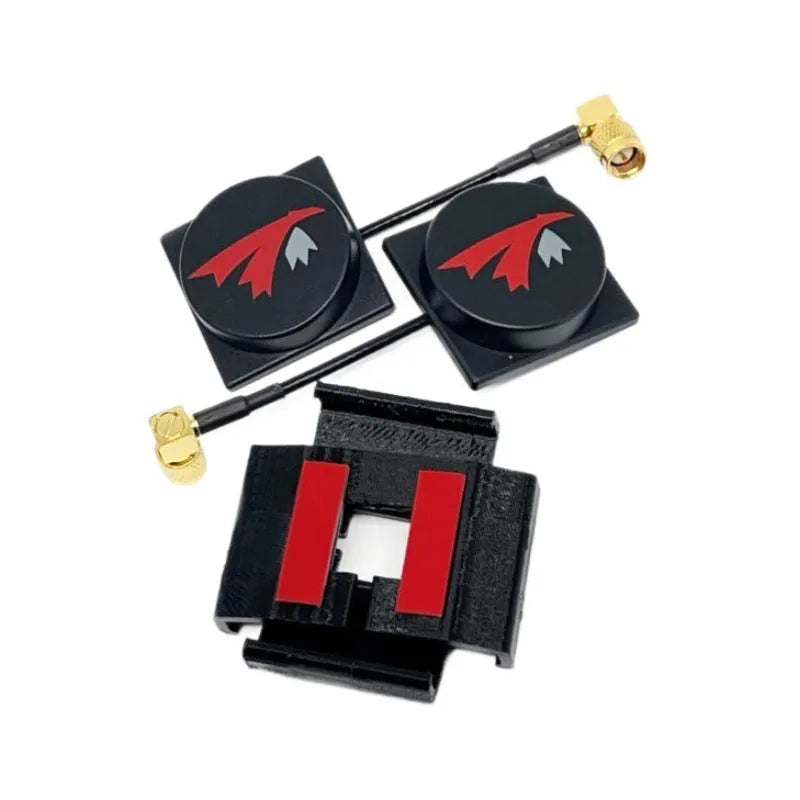 TRUERC X-AIR MKII 5.8G RHCP SMA metal antenna pair for FPV goggles and video receivers