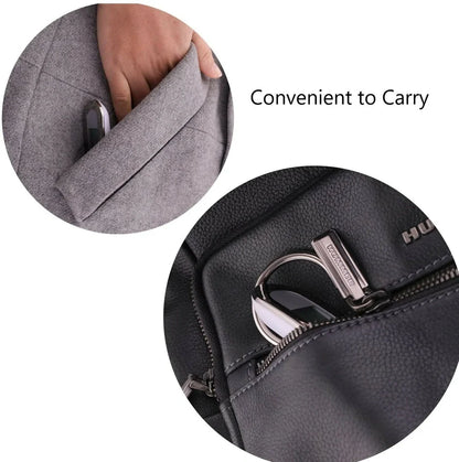 Silver digital luggage scale with LCD display showing weight measurement and integrated hanging belt