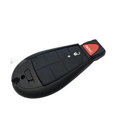 Dodge car key shell replacement in ABS brass, 85x42x15mm, with nylon case for Chrysler vehicles