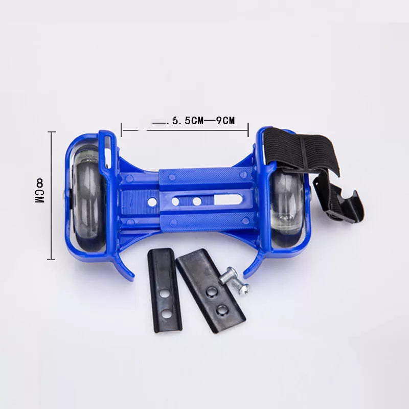 Children's luminous roller skates in three colors for safe evening skating