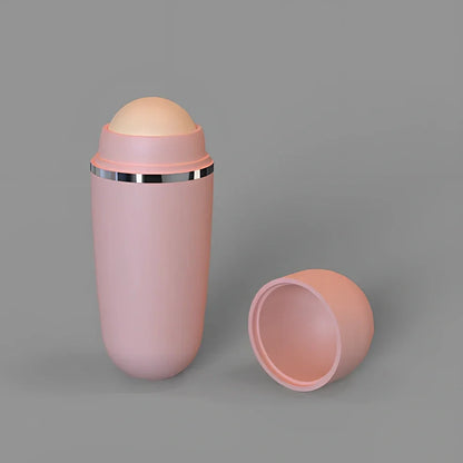 Portable volcanic stone oil absorbing ball measuring 3×8×2cm in white, black, and pink colour options