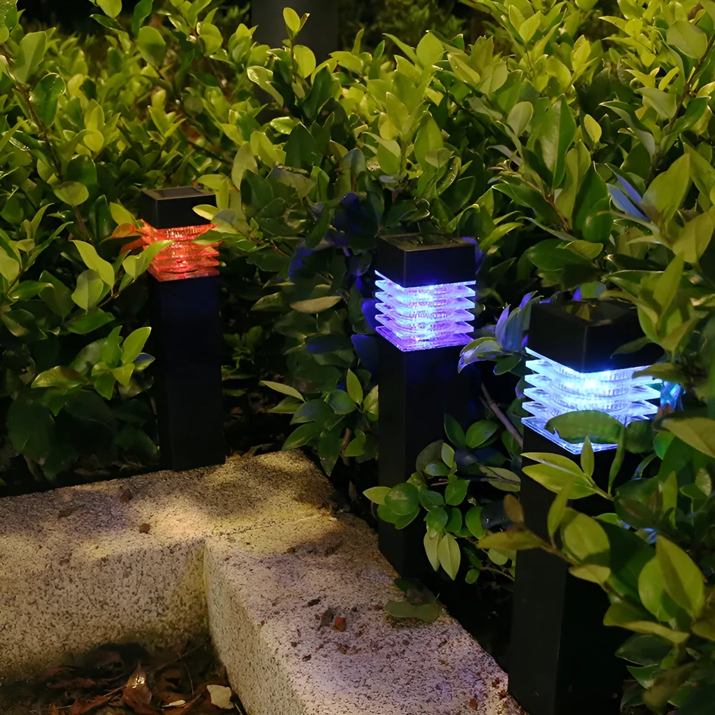 Solar lawn lamp for garden ground lighting with IP65 waterproof rating and 60x390mm dimensions