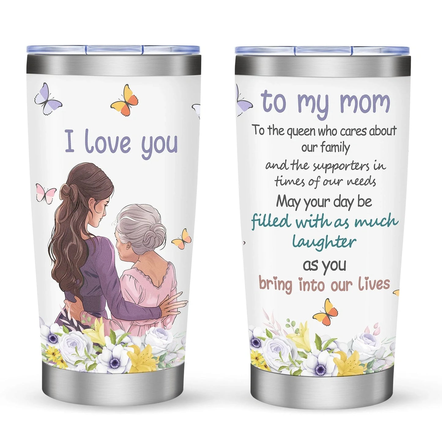 20oz Stainless Steel Car Cup Holder with Leak-Proof Lid and Secure Fit in Vehicle Cup Holder