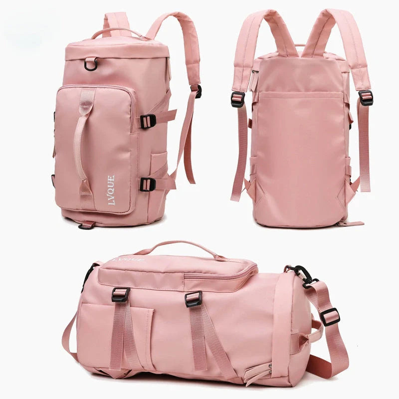 Versatile Waterproof 3-in-1 Gym Backpack for men and women with shoe compartment