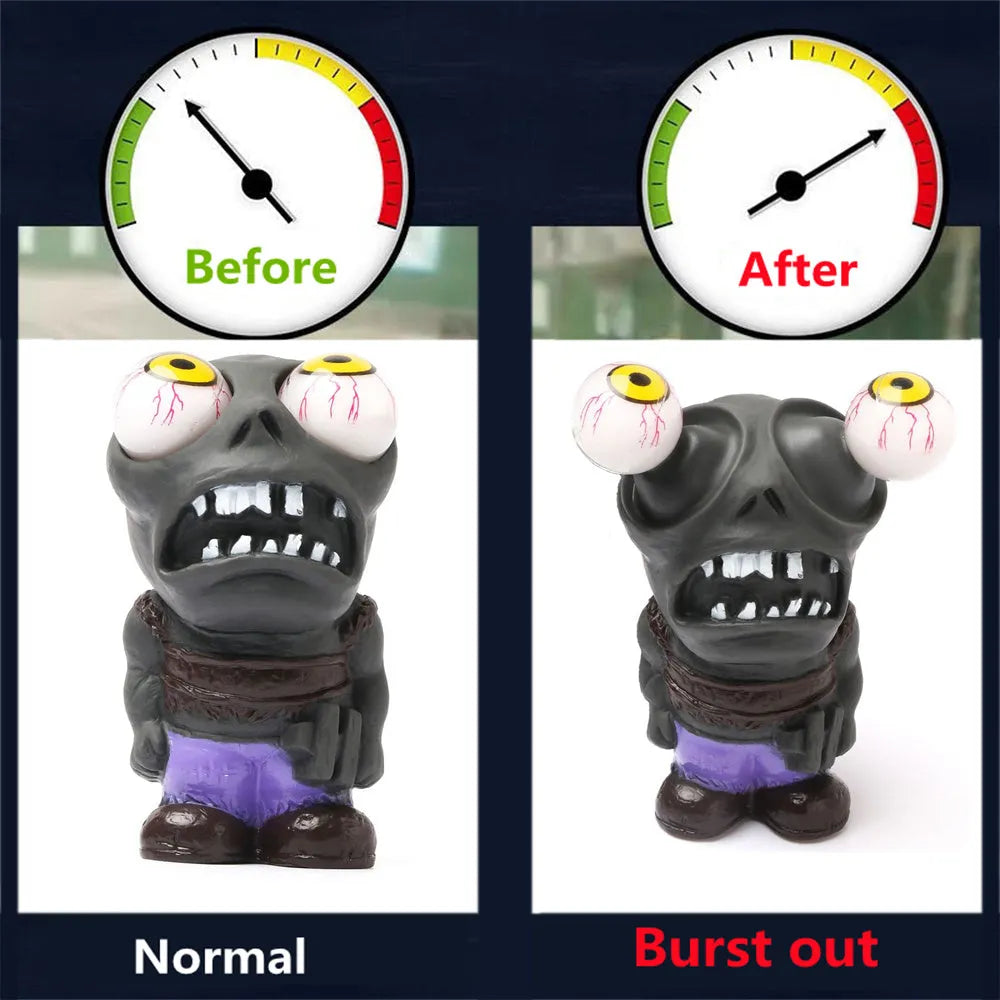 Car turbo blow-off valve ornament kit with doll, pressure regulating valve, and pure copper tube for turbo cars