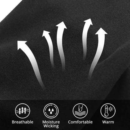 Winter fishing gloves with touch screen capability and anti-slip palm