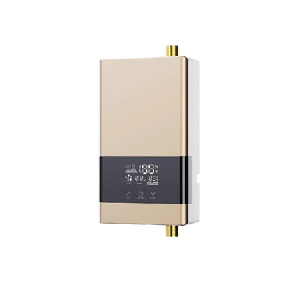 Household quick-heating water heater with LED touch screen and adjustable temperature settings