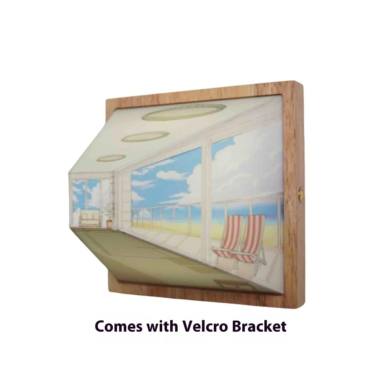 3D Illusion LED Night Light with hand-painted illustrations, perfect for home decor or as a unique gift.