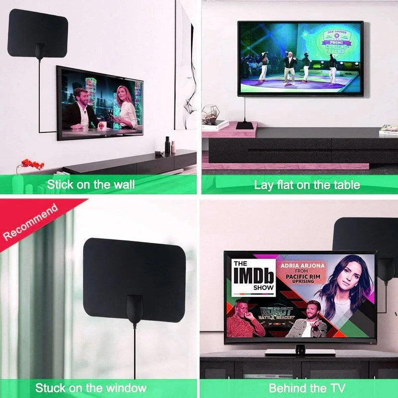 Mini HDTV Indoor Antenna for free digital TV channels in HD quality
