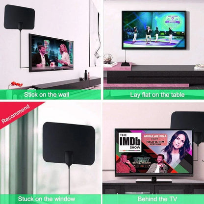 Mini HDTV Indoor Antenna for free digital TV channels in HD quality