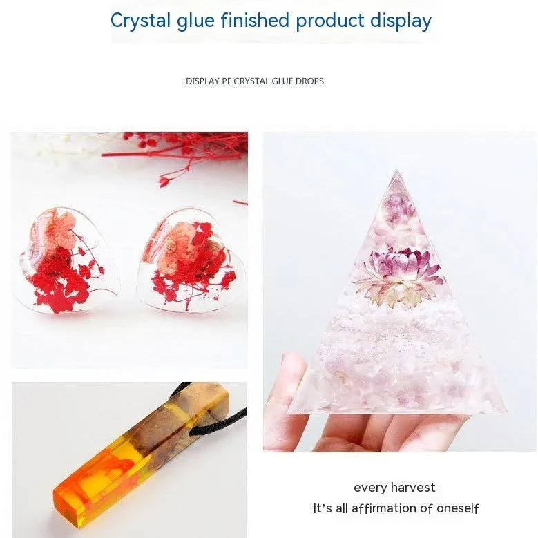 1kg bottle of epoxy resin 31 crystal glue for DIY crafts and transparent adhesive projects