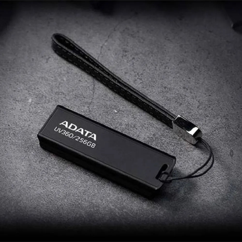 Black car-mounted USB flash drive with waterproof design showing compact dimensions