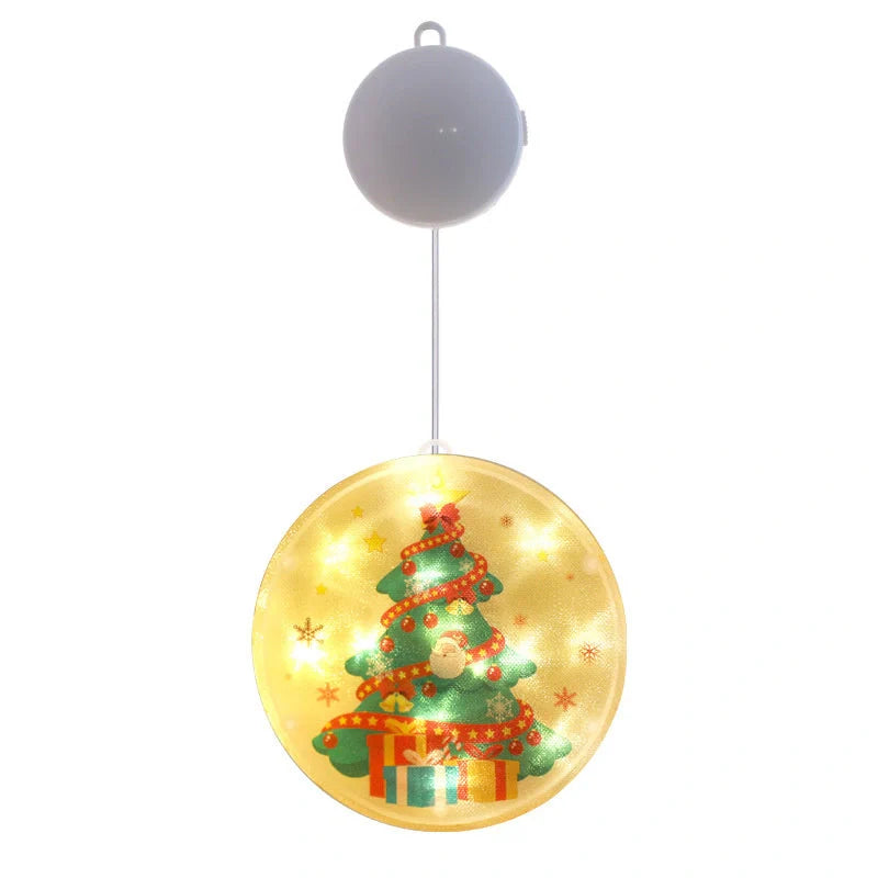 Window Decoration LED String Lights with warm white glow and USB power supply