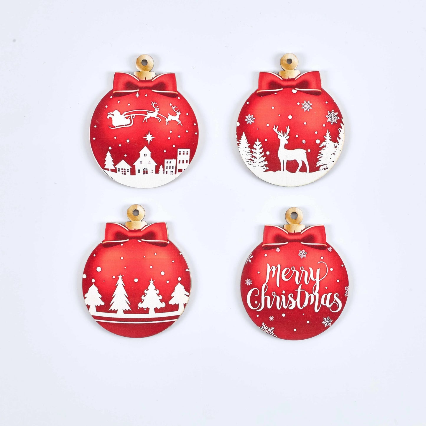 Christmas Wooden Signboard with festive holiday design