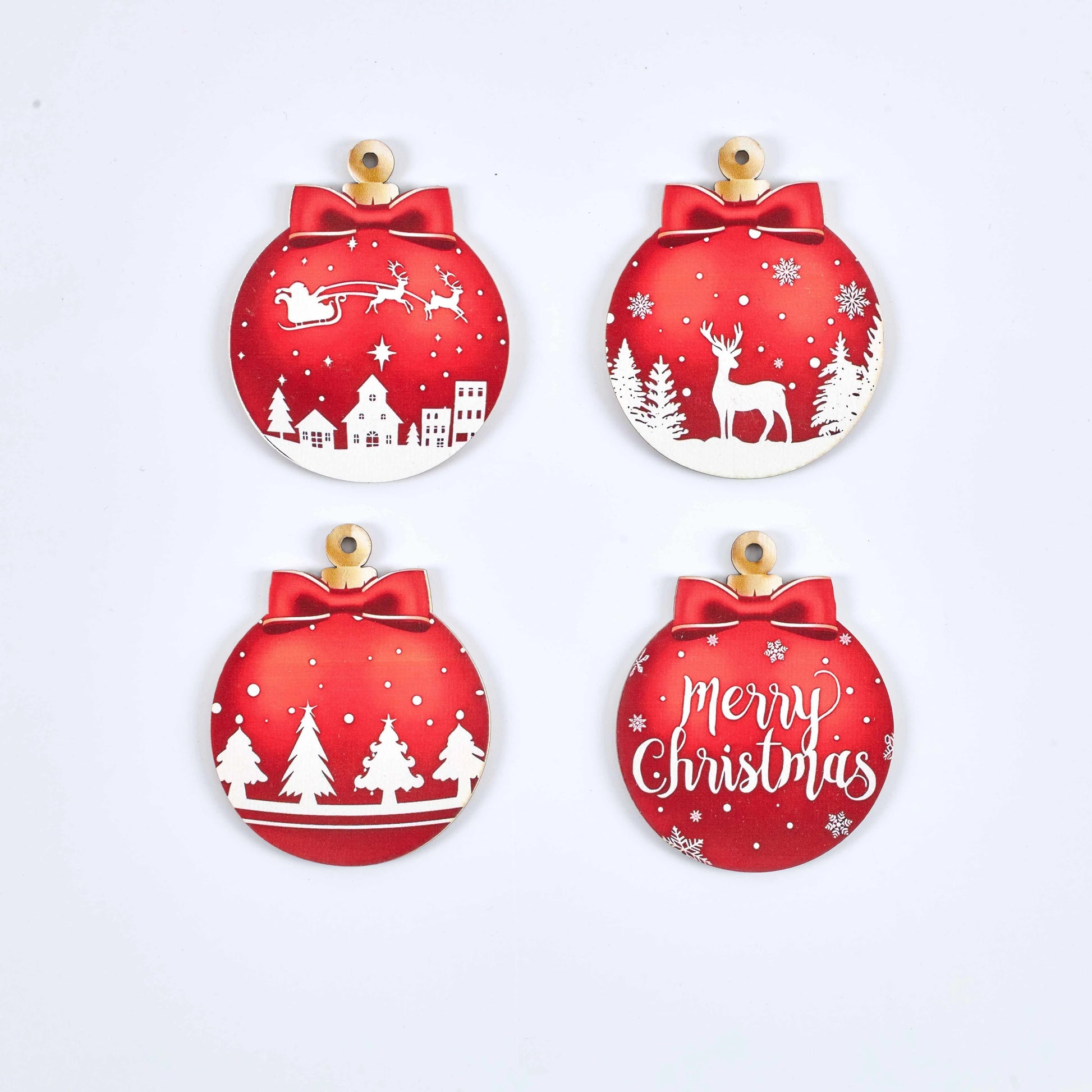 Christmas Wooden Signboard with festive holiday design