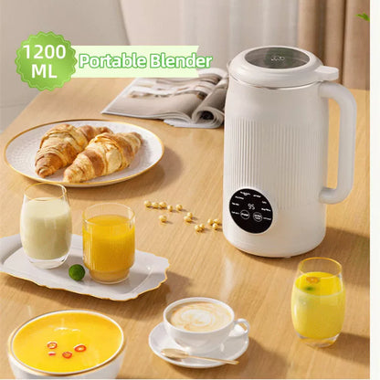 1200ml Soybean Milk Machine with automatic heat and multifunction capabilities