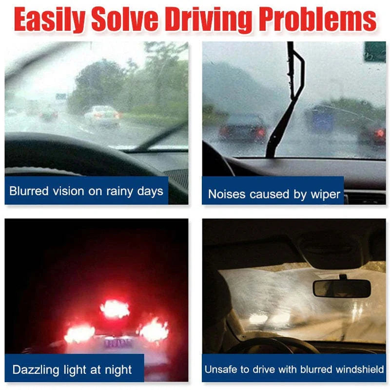 Home Fashion Car Glass Oil Film Remover with sponge for easy application