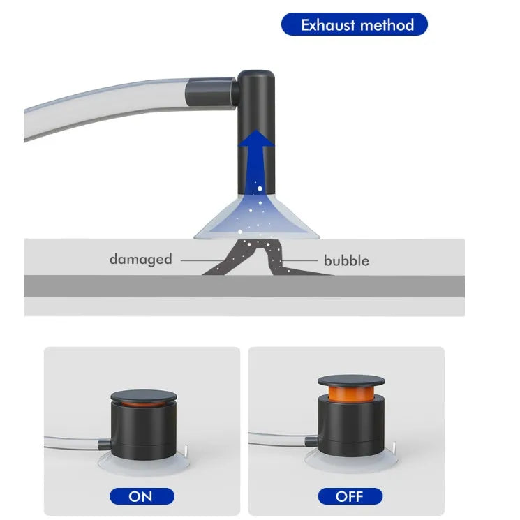 Car windshield crack repair tool with plastic construction and broken glass corrector for DIY chip repair
