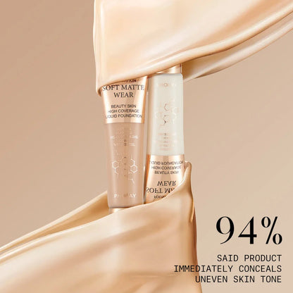 A high-performance full-coverage foundation that delivers a flawless, airbrushed complexion with a lightweight, breathable feel.