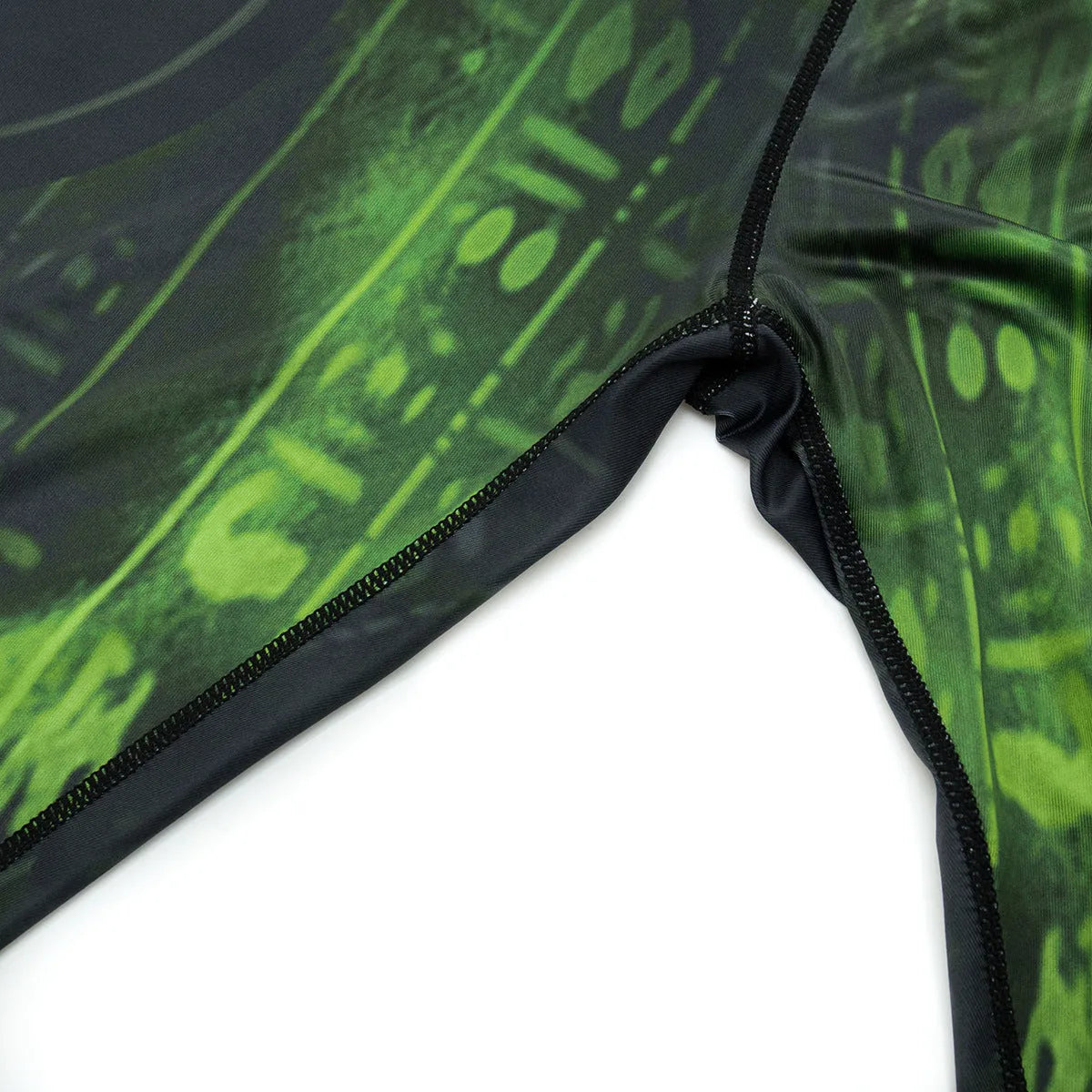 Men's printed slim-fit sports suit top and trousers for running and gym workouts