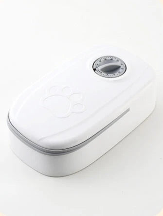 Automatic Pet Feeder with Stainless Steel Bowl for Cats and Dogs, Gravity-Powered Feeding Solution