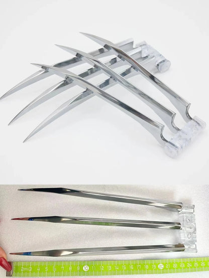 Premium aluminum cosplay war claws in matte and mirror finish for costumes and Halloween