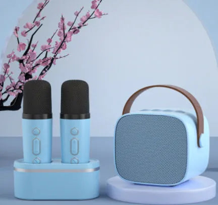 Bluetooth speaker microphone set with two microphones, shown in one of four colours including Dark Night and Cream White