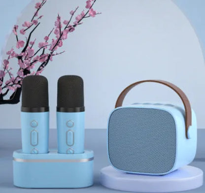 Bluetooth speaker microphone set with two microphones, shown in one of four colours including Dark Night and Cream White