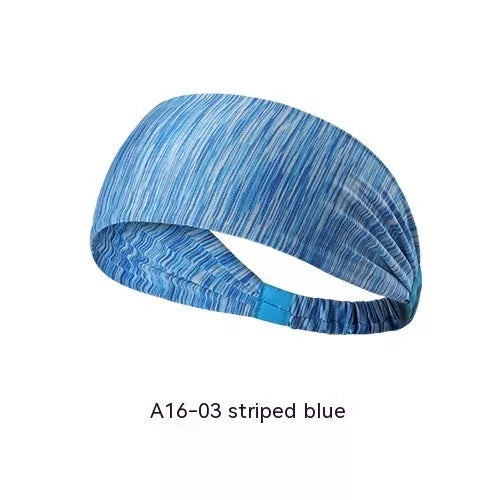 Quick-drying antiperspirant yoga hair band for women in various colors