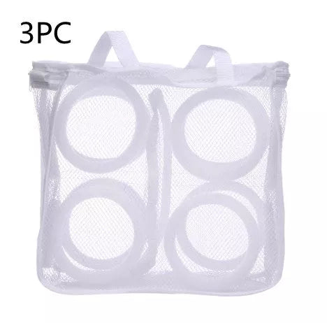 Machine Wash Shoes Magic Protective Mesh Bag in various colors for safe shoe cleaning