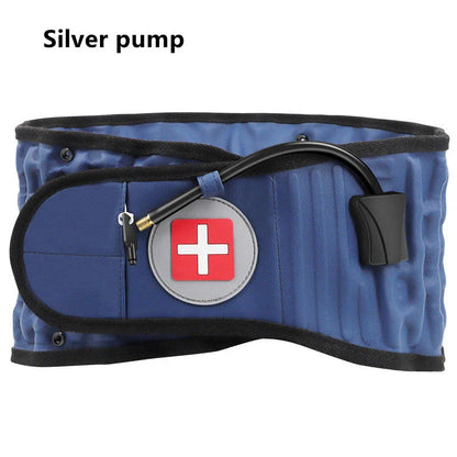 Inflatable Lumbar Traction Belt designed for back pain relief, featuring an adjustable inflation system and durable construction for personalized support and comfort.