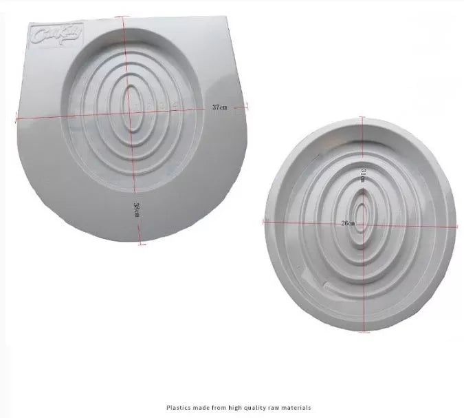 White ABS Cat Toilet Trainer with color box packaging for easy transition from litter box