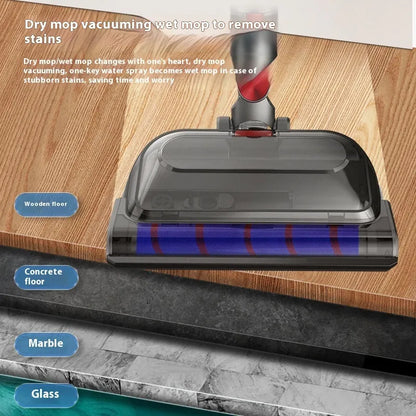 Electric mop head vacuum cleaner floor brush, 50W 220V, three-in-one dust collection washing waxing