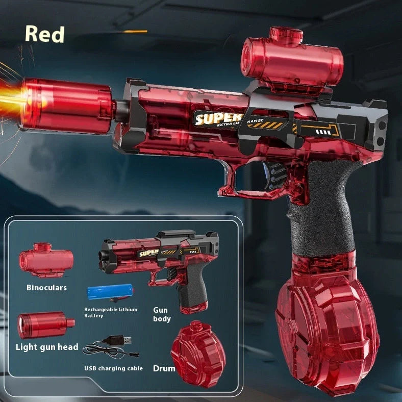 Ice Mouse electric water gun toy with 500ml water tank and high-speed firing system