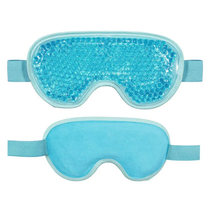White portable eye care device with adjustable temperature settings from 40°C to 45°C for cold and hot compress therapy