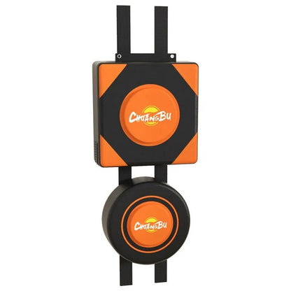 PU hanging boxing sandbag wall target for home fitness training in 30cm and 40cm sizes.